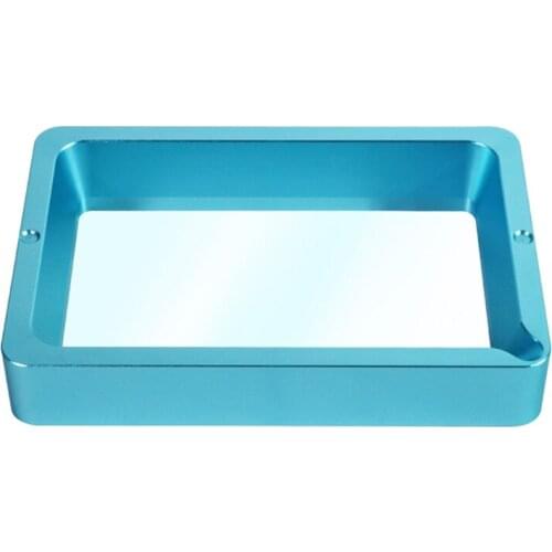 28EA 3D Printer Accessories Resin Vat Tank Tray 17.8X12cm Aluminum Resin Tank DIY Kit