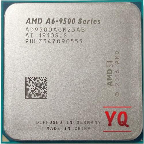 AMD A6-Series A6-9500 A6 9500 A6 9500B 3.5 GHz Dual-Core CPU Processor AD9500AGM23AB/ AD950BAGM23AB Socket AM4