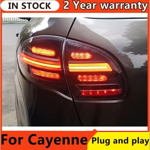 Car Styling for Porsche Cayenne Tail Lights 2011-2014 Cayenne LED Tail Lamp DRL Dynami Signal Brake Reverse auto Accessories