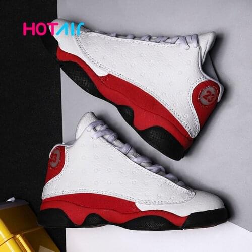 Boys Basketball Shoes High Quality Top Soft Non-slip Sneakers Kids Shoes Thick Sole Children Sport Shoes for Boys Trainer Basket