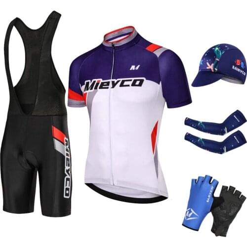Summer Bike Team Cycling Jersey Set Acessórios Para Bicicletas Men Short Mountain Clothing Ciclismo Quick Dry Road Bicycle Wear
