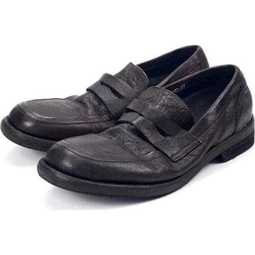 New Style 100% Genuine Leather Men Shoes Black High-End Dress Shoes Slip on Classics Business Mens Shoes