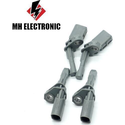 MH Electronic 4PCS Rear Right WHT003858A ABS Wheel Speed Sensor 2PINS For V-w Passat B7 Je-tta MK6 Sharan Tiguan Eos CC Q3 YETI