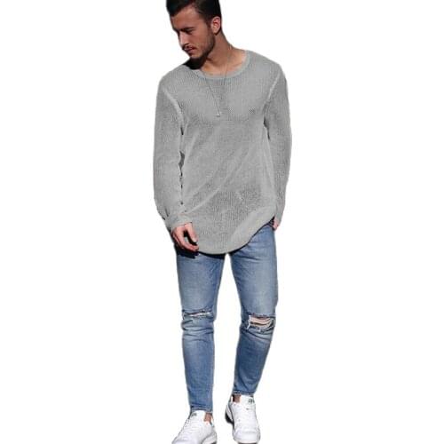 Spring 2021 Knitted Sweater Men Pullover Casual Jumper For Male Knitted O-Neck Mens Sweaters Pullovers Jumper Pull Homme