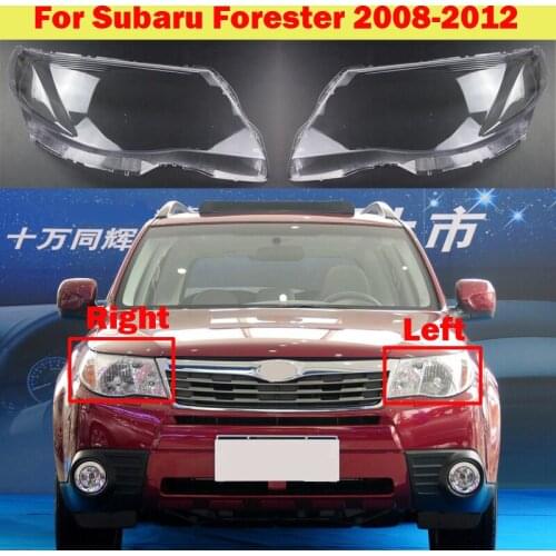 New Car Lamp Cover Headlamp Cover For Subaru Forester Shell Transparent Lampshade Headlight Cover Lens Glass 2008-2012