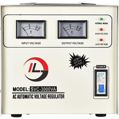 SVC Series single phase Voltage Stabilizer 3000va Servo motor control automatic voltage regulator