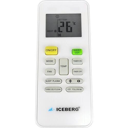 Original Universal Air Conditioner Remote Control RG52A8/BGEF for Midea RG52A2/BGEF RG52G/BGE RG52B/BGE RG52 Series with Lights