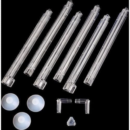 Plastic Aquarium Fish Tank Curtain Air Vent Bubble Bar Release Diffuser Set New