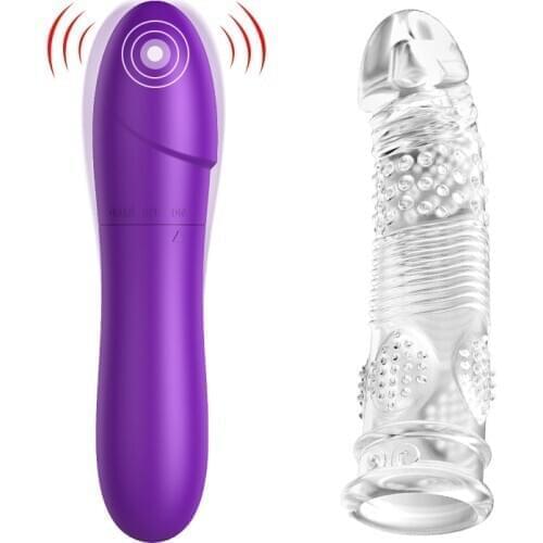 Bullet Dildo Vibrator G-spot Clitoris Vaginal Stimulator Reusable Penis Condoms Powerful Mini Vibrator Adult Sex Toys For Women