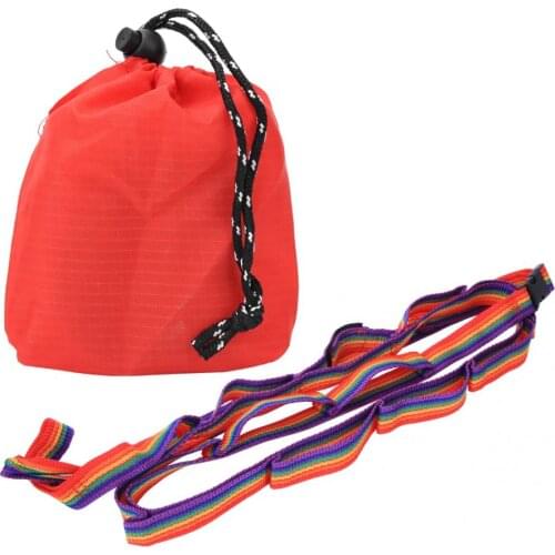 18.6m Adjustable Camping Hanging Rope Colorful Rope Tent Cup Hang Light Hang Outdoors Clothes Line Weave Bring With Storage Bag