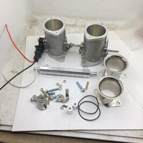SherryBerg FAJS throttle bodies INJECTION 50IDA 50mm IDA EFI Weber FOR audi vw bmw Gemini Escort Datsun w air horns+TPS & cable
