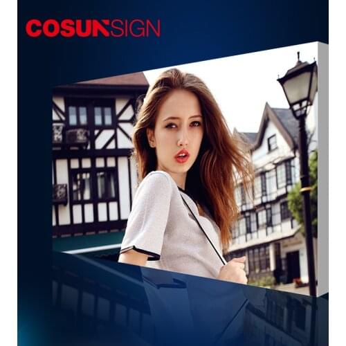 Fabric light box wall mounted led box picture frame advertising light box sign billboard led light box for restaurants shop