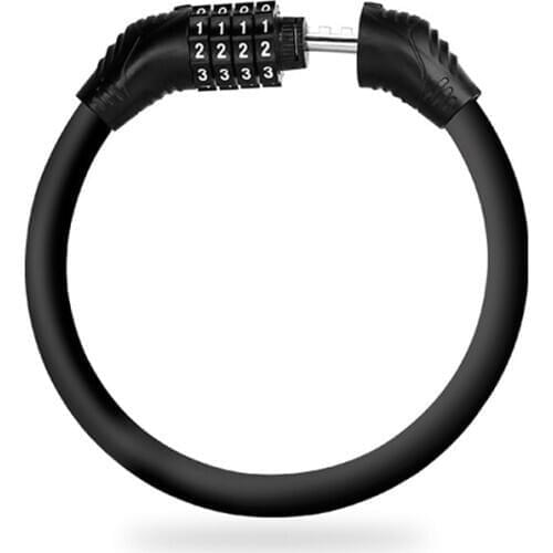Bicycle Lock Bike 4 Digit Code Combination Security Steel Cable Lock Cycling Bicycle motorcycle Anti-theft equipment H022A