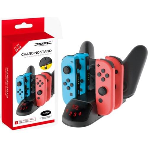 4 in1 Charging Dock For Nintend Switch Joy-con Controller LED Charger For Nintend Switch Pro Gamepad Charge Stand NS Switch