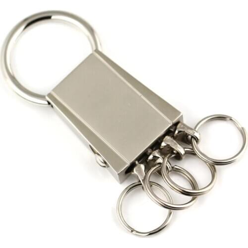 4 keyrings wasit hanging keychain pants buckle detachable car key chain key holder high quality sleutelhanger llaveros hombre