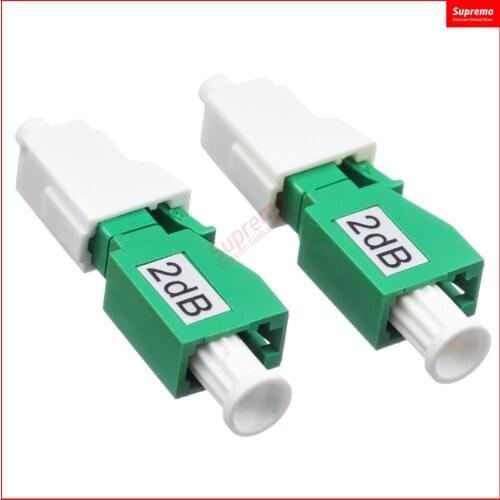 5pcs/LOT Optical Attenuator LC/APC SM LC-LC Singlemode Female to Male 2dB/3dB/5dB/7dB/10dB/15dB FTTH Fiber Optic Attenuator