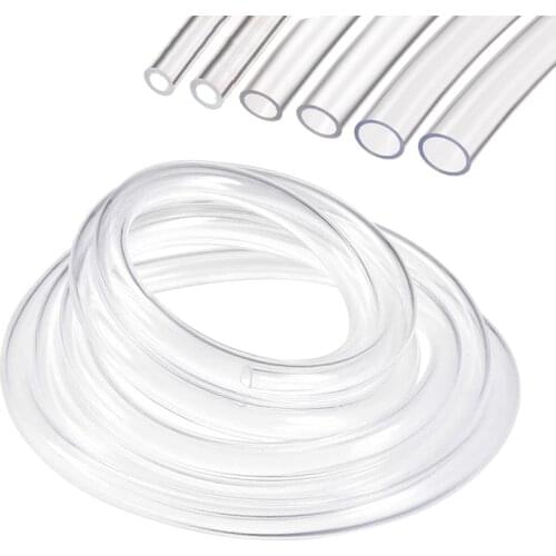 Aquarium PVC Hose Tube Transparent Durable Rubber Tubing For Water Pump Fish Tank Filter Cleaning Accessories ID 8/10/16/19mm