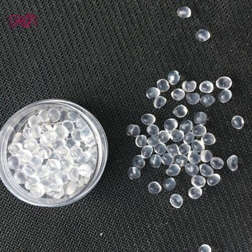 White Keratin Glue Bead Pre Tipped Hair Extension Fusion Keratin Re Bond Granules Beads - # Yellow Clear 50g--1000g