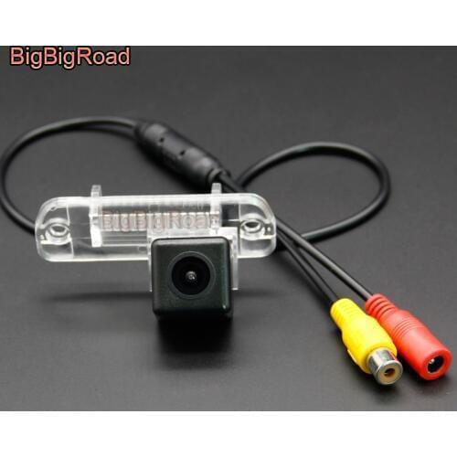 BigBigRoad Wireless Rear View CCD Camera HD Color Image For Mercedes Benz ML350 W203 W211 W209 B200 A160 W219 R Class R350 R500