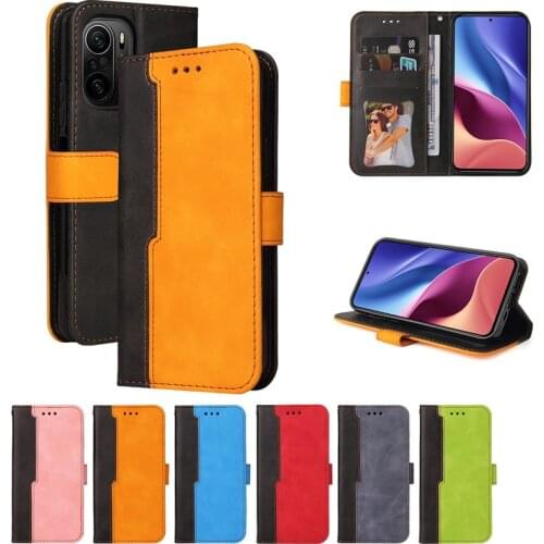 Splicing Wallet Coque For RedMi K40 Pro K30S Note 9 Note10 Pro Max Note 9T 5G 9 Prime Flip PU Leather Phone Cover Case Etui