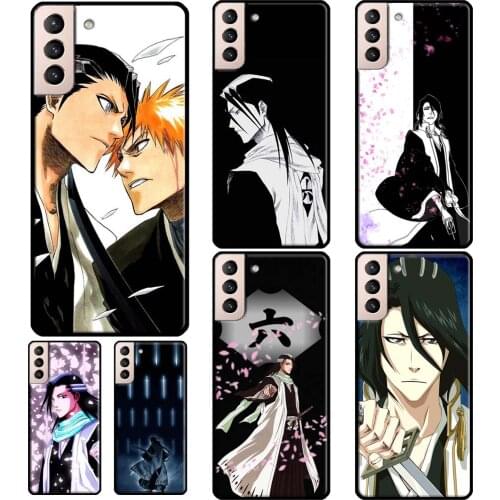 Byakuya Kuchiki BLEACH Anime Soft Cover For Samsung Galaxy S10 S8 S9 S20 Plus Note 10 Note 20 Ultra S21 S20 FE Case