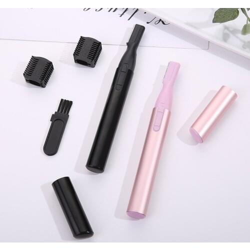 Hot Practical Electric Face Eyebrow Scissors Hair Trimmer Mini Portable Women Body Shaver Remover Blade Razor Epilator For Women