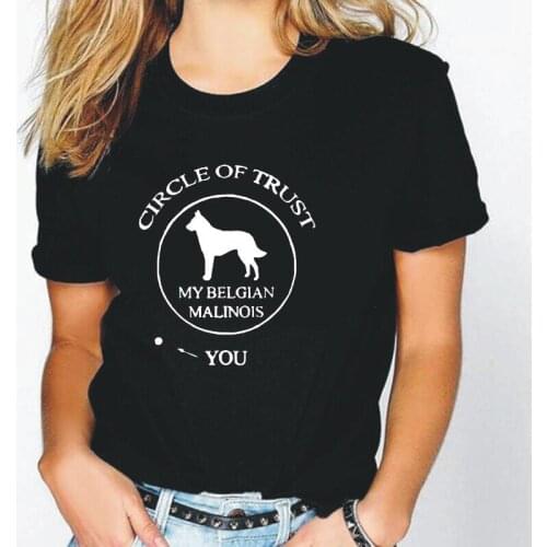 Summer Cotton Short Sleeve Tee Shirt Femme Casual Harajuku Belgian Malinois Dog Birthday Funny Tshirt Fashion T Shirt Women Tops