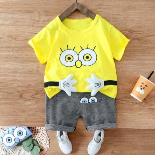 Toddler Kids Baby Girl Cotton Organza Outfit 2Pcs Hooded T-shirt shorts Newest Fashion Clothes Summer Girls Set Baby girl clothe