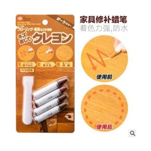 LEC light color Solid furniture Repair Marker Pens, wooden floor repairing filler defect scratch crayons Concealer paint pen