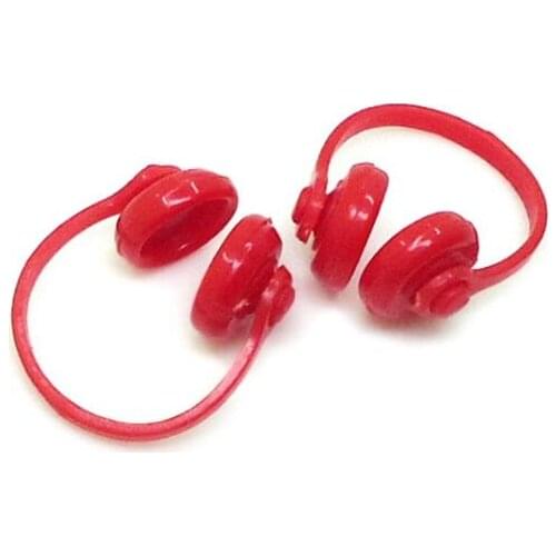 2pcs 1:12 Scale Dollhouse Miniature Accessories Mini Doll House Earphone Headset Headphone Decor Collection Gift Q0KB