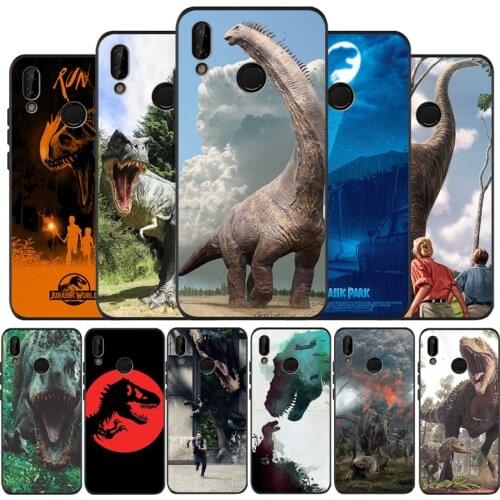 Jurassic Park Soft Silicone black Phone Case For Huawei P9 P10 P20 P30 P40 lite P20 P30 P40 pro Y9 Y6 P smart 2019