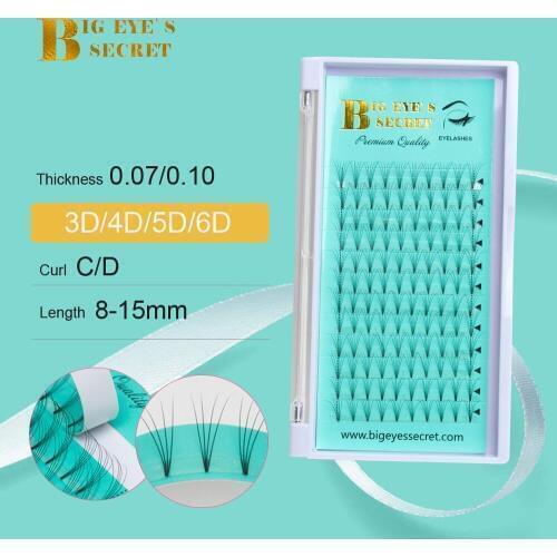 Big eyes secret Lashes Extension Russian Volume Eyelash Extensions Faux Mink Premade Volume Fans Lash Extension