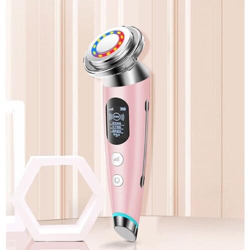 Radio Frequency Massager For Face Mesotherapy Skin Rejuvenation Anti Wrinkle Face Lift Device Electric Vibration Facial Massager