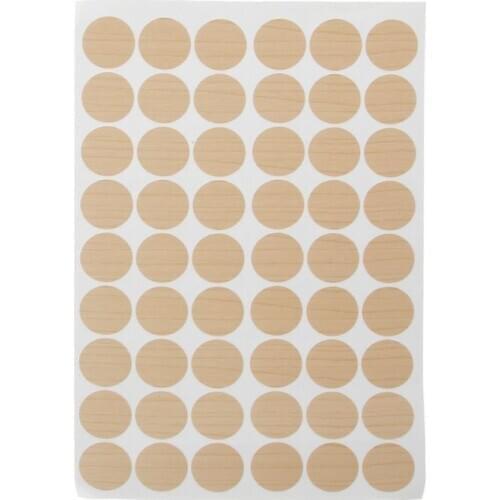 60Pcs 20mm Wooden Furniture Self Adhesive Cabinet Screw Cap Covers Hole Stickers