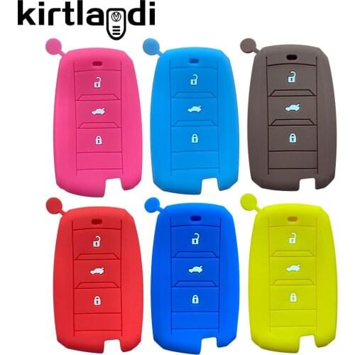 Silicone Key Case Holder Keychain Shell for ChangAn Eado Raeton CS15 CS35 CS55 CS75 3 Button Remote Fob Cover Protect 2019 2020