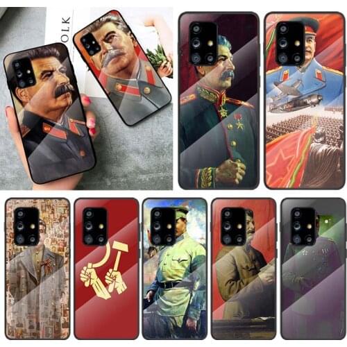 Soviet Union Stalin For Samsung Galaxy A91 A81 A72 A71 A52 A51 A41 A31 A21S A11 A01 Tempered Glass Cover