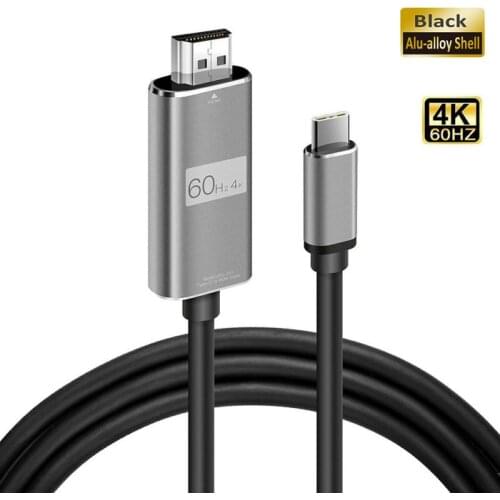 Type C To Compatible Cable USB 3.1 To Compatible 4K HD TV Adapter Cables For Macbook Samsung Galaxy S9/S8 Huawei USB-C Cable