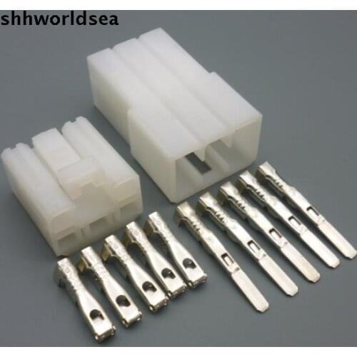 Worldgolden 5/30/100sets kit 5pin male female 2.2mm wiring electrical plug connector MG610189 MG620211