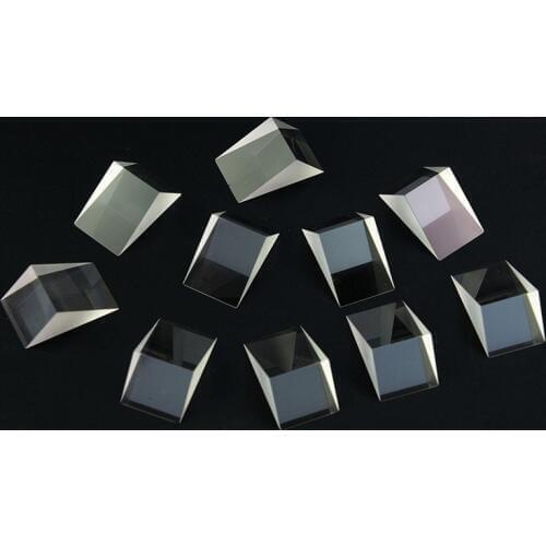 10 PCS Defective Triangle Prism Optical Component for Educational Teaching