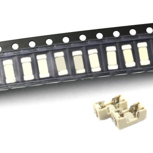 10Pcs/lot 1808 125V 10A 0451 SMD Fast blow Fuse 1808 1A 2A 3A 4A 5A 6A 6.3A 8A 10A 15A with Fuse holder Socket