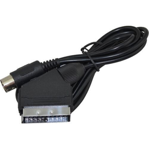 100PCS wholesale Scart AV Cable for SEGA Genesis for Mega Drive MD 1 C-Pin PAL EU Plug