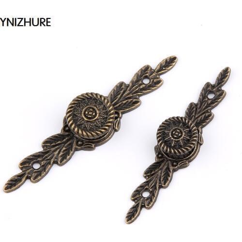 20pcs Promotion Puxadores Tiradores Muebles Knob Mini Long Handle Alloy Drawer Pulls Jewelry Box Antique Bronze Cabinet