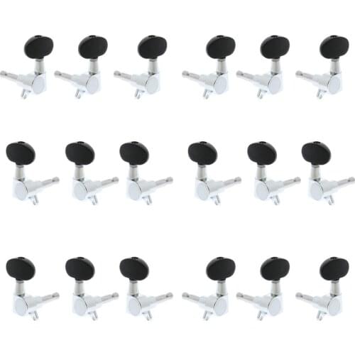 6pcs Sealed Gear Tuning Pegs Tuners Machine Heads for Acoustic Folk Guitar Parts