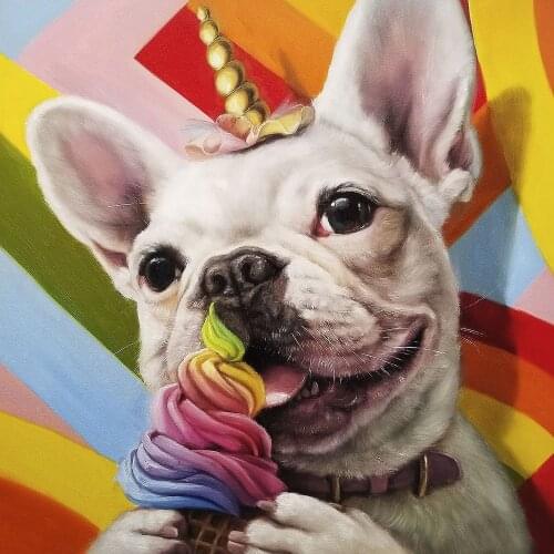 Evershine Diamond Painting Dog Cross Stitch Mosaic Full Layout Diamond Embroidery Animals 5D DIY Rhinestone Picture Wall Decor