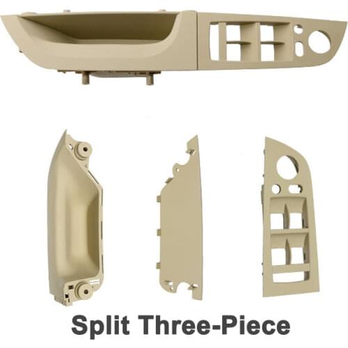 Car Right Left Interior Inner Door Handle Panel Trim Cover Kit for BMW E90 E91 3 Series 2004-2012 Auto Accessories LHD