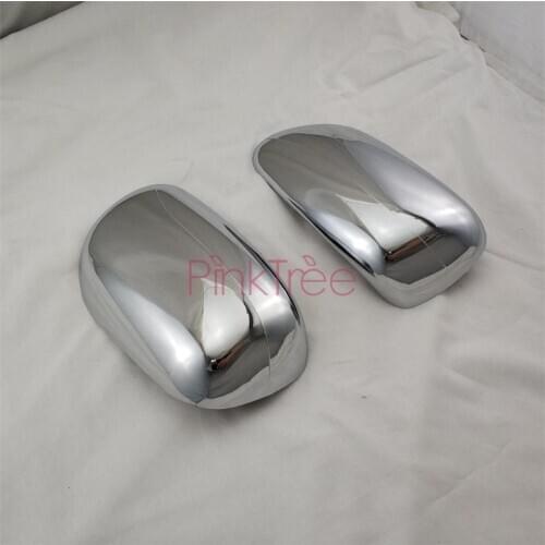 For Toyota Vios 2003 Corolla 2001 Chrome Side Wing Door Rear View Mirror Cover Car Styling Acessories