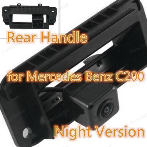 Polarlander Hot Sale Rear View Camera Rear Handle Waterproof for Me-rce-des-Ben-z C200 Night Version
