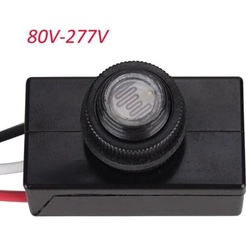 Mini Photocell Photoelectric Switch Light Lamp Switching Sensor AC 80V-277V can CSV