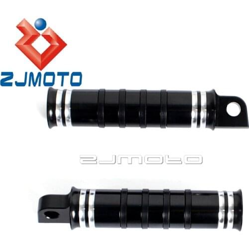 Motorcycle Male Mount Highway Footrests Black CNC Aluminum Foot Pegs Foot Pedal Rest For Harley Sportster XL883 1200-2007