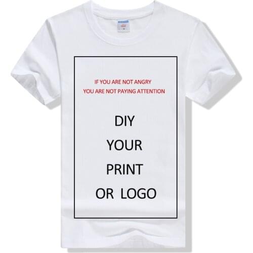 2019 New Clothing 100% Cotton Custom Man T-Shirt O Neck Design Logo Printed Picture Casual Short Sleeve Tshirt For Male Tops Tee